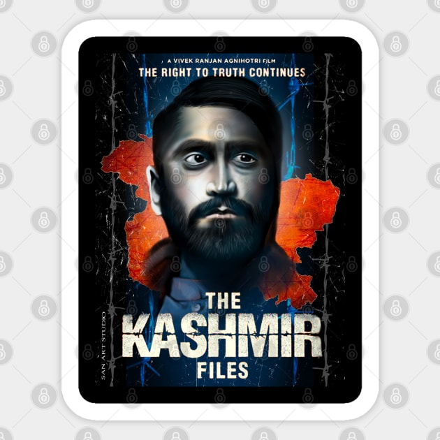 The Kashmir Files Sticker by SAN ART STUDIO 
